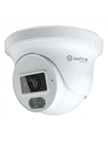 Safire Smart SF-IPT010A-4B1-DL - Caméra Turret IP 4MP Double Lumière