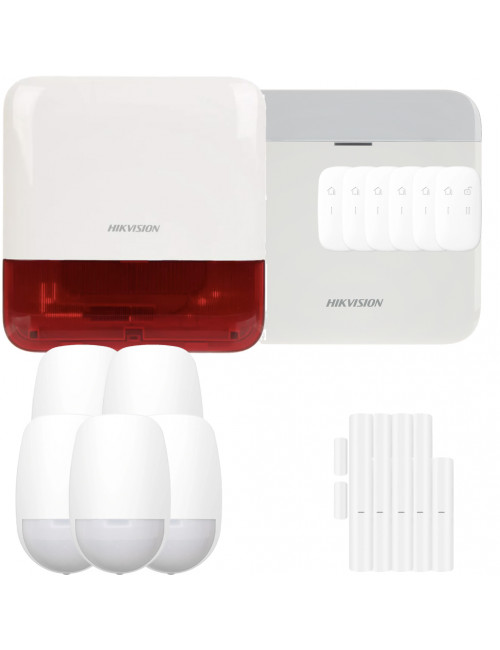 Hikvision DS-PWA64-Kit-WE-55 - Alarme pour maison avec sirène autonome