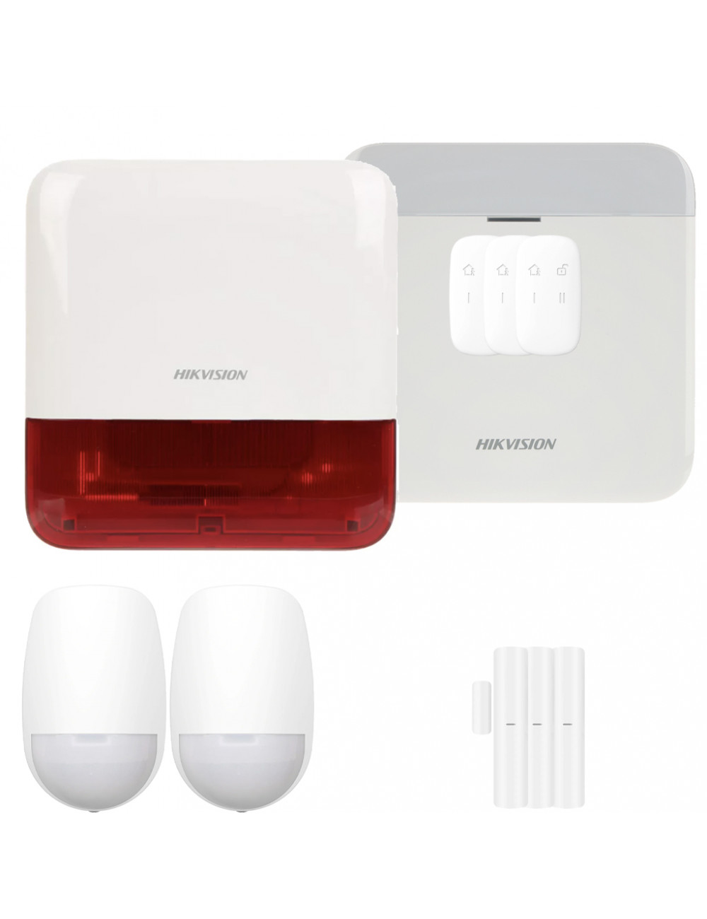 Hikvision DS-PWA64-Kit-WE-05 - Solution de Sécurité Compacte pour Petites Maisons et Commerces