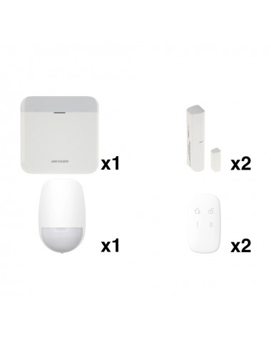 Hikvision DS-PWA64-Kit-WE-02 - Alarme Compacte pour Appartement ou Bureau