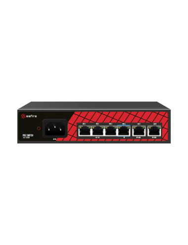 Safire SF-SW0604HIPOE-60 - Switch Hi-PoE 60W