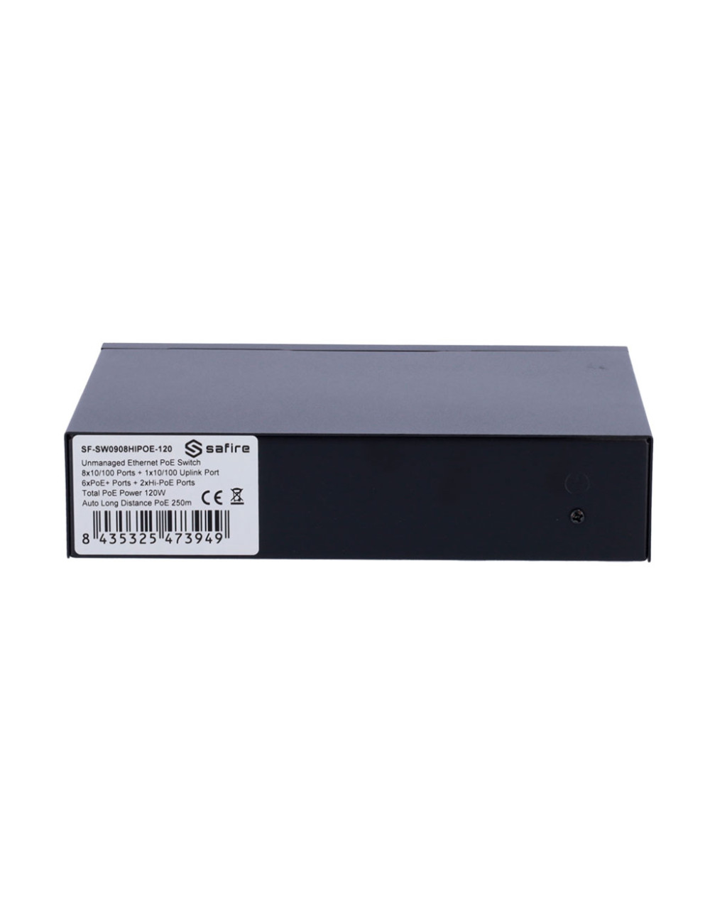 Safire SF-SW0908HIPOE-120 - Switch Hi-PoE 120W