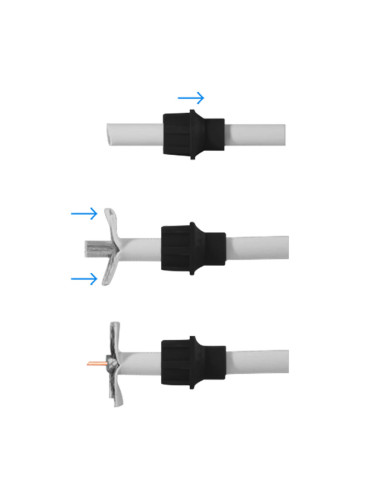 Safire CON100-CAP - Connecteur BNC pour Crimpage