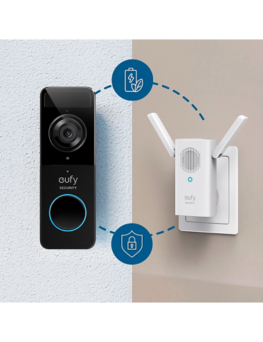 Eufy EUFY-DOORBELL-C211 - Kit Sonnette Vidéo Wi-Fi