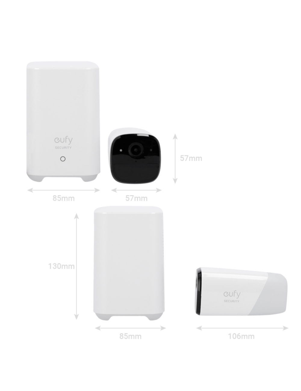 Eufy EUFY-CAM2PRO-S221 - Kit Caméras de Surveillance 2K