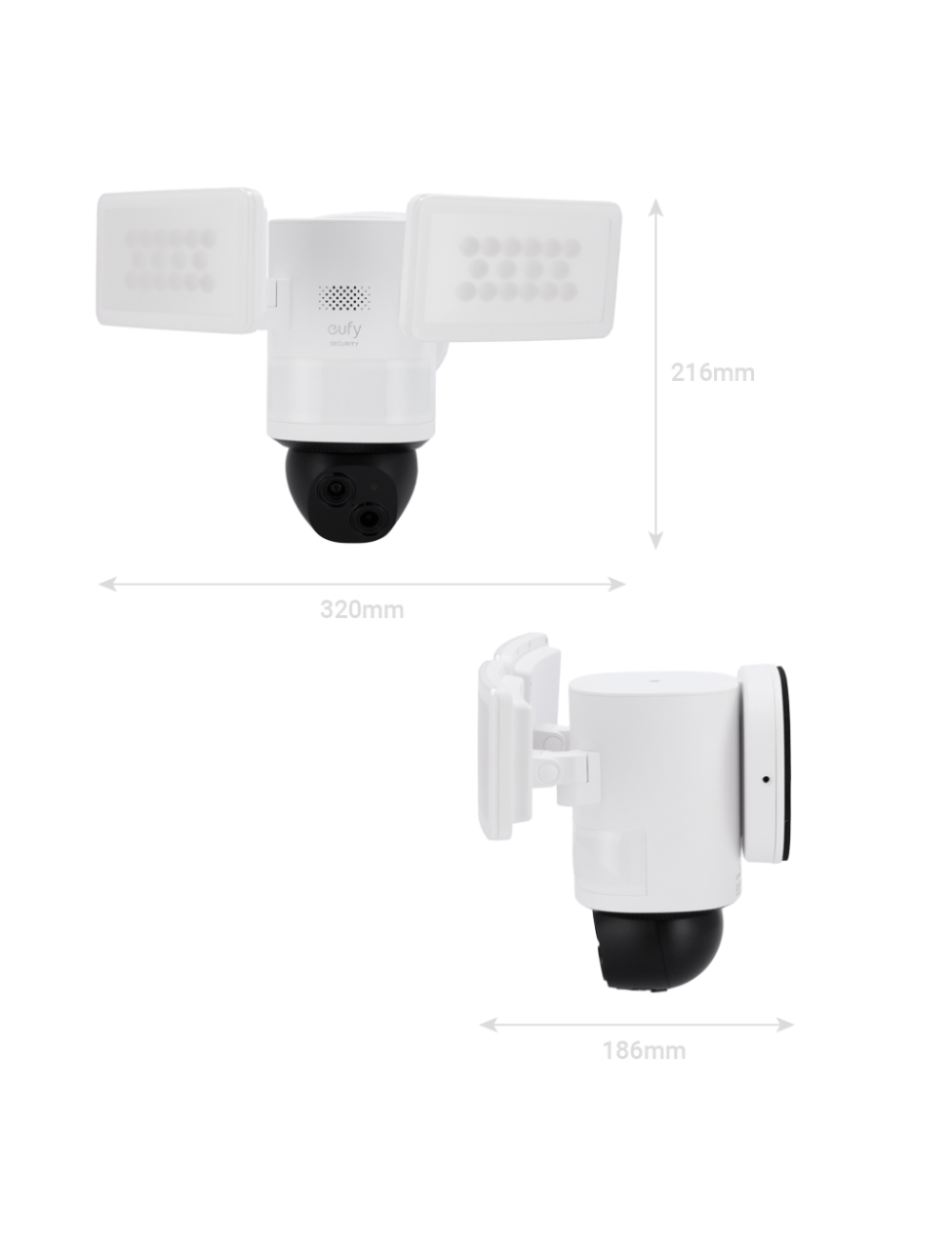 Eufy Floodlight Cam E340 - Caméra de Surveillance Extérieure