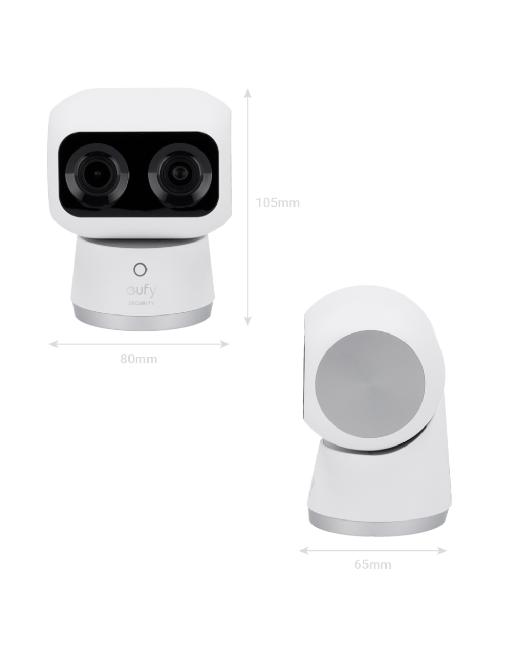 Eufy EUFY-INDOORCAM-S350 - Caméra de Surveillance Intérieure 4K