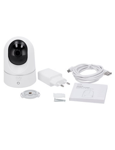 Eufy EUFY-INDOORCAM-E220 - Caméra de Surveillance Intérieure 2K