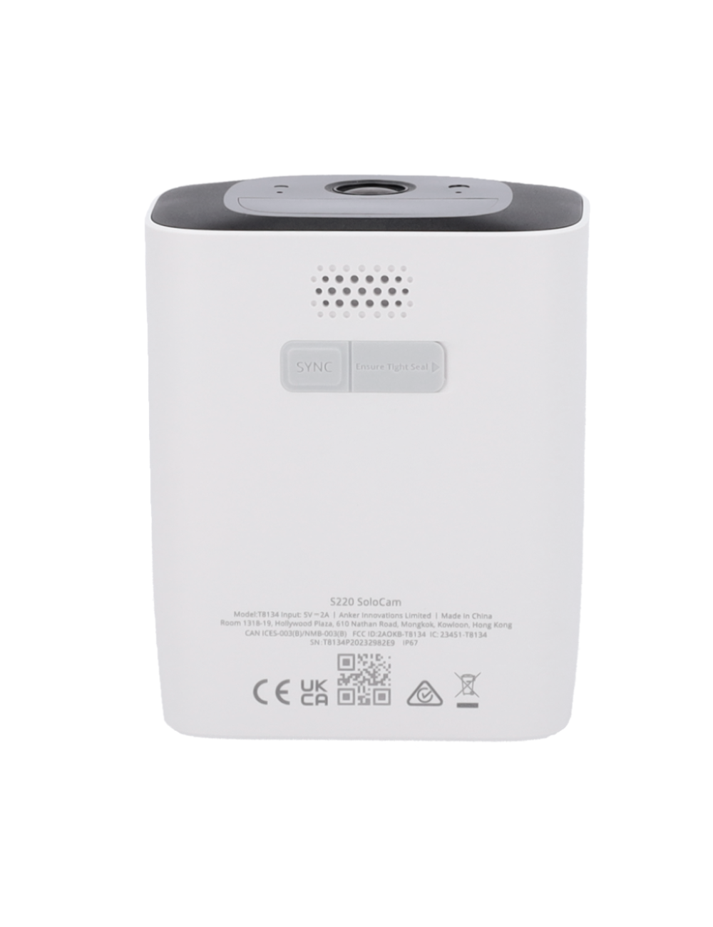 Eufy EUFY-SOLOCAM-S220 - Caméra Wi-Fi Solaire 2K