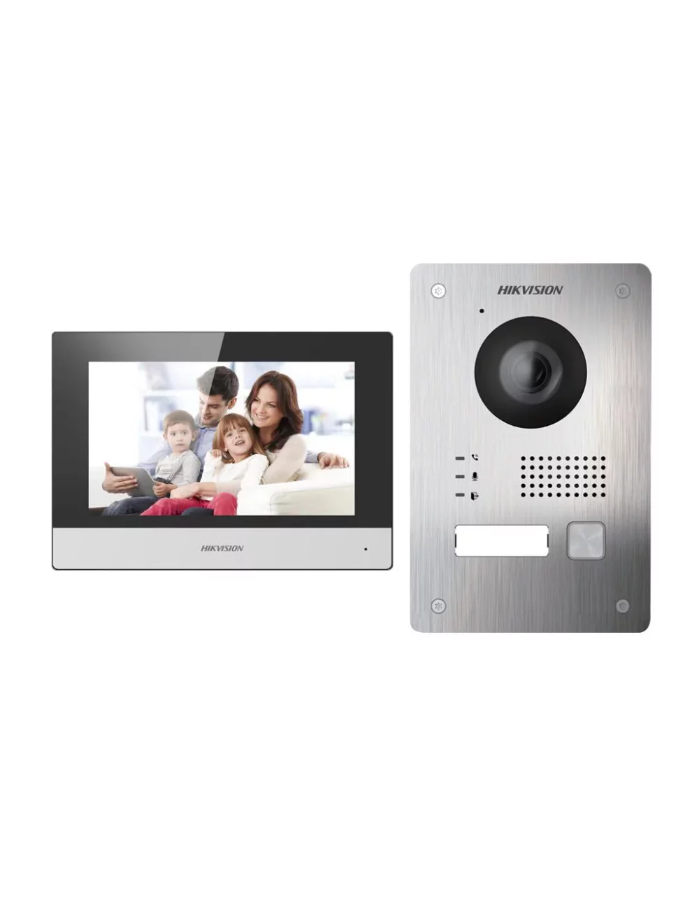 Hikvision DS-KIS703Y-P - Kit d'interphone vidéo 2 fils