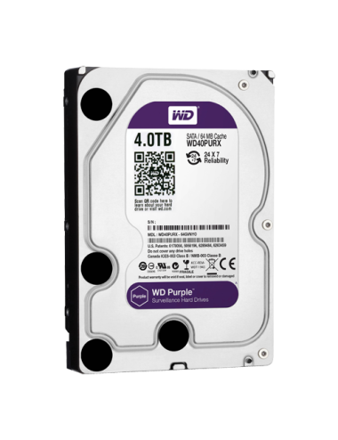 Western Digital HD4TB - Disque Dur Surveillance 4 To