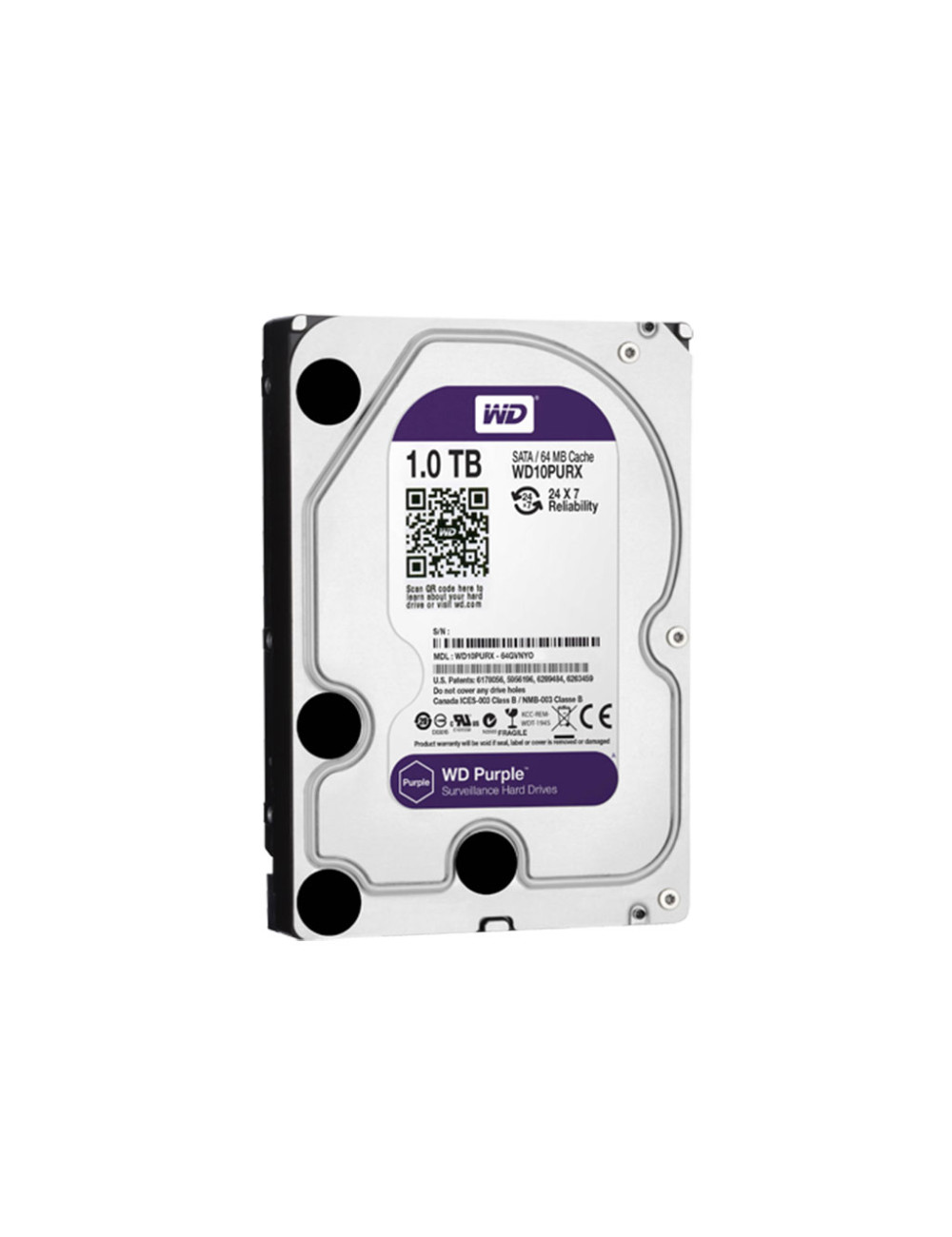 Western Digital HD1TB - Disque Dur Surveillance 1 To