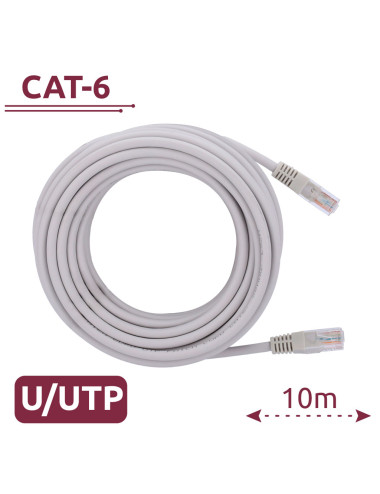 Safire UTP6-H-10W - Câble Ethernet Catégorie 6, 10 mètres