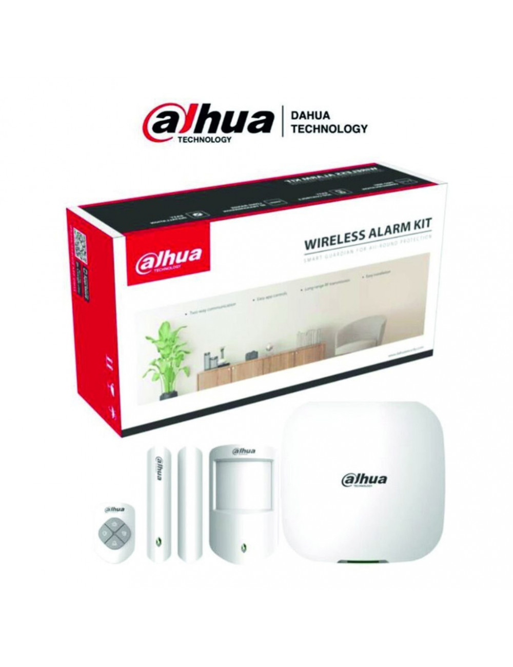Dahua ART-ARC3800H-03-FW2(868) - Kit d'Alarme Sans Fil Multifonctionnel